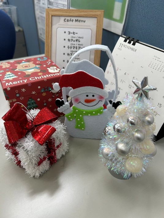 クリスマス仕様になりました♪